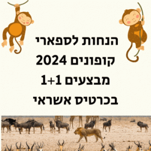 הנחות לספארי קופונים 2024 מבצעים 1+1 בכרטיס אשראי